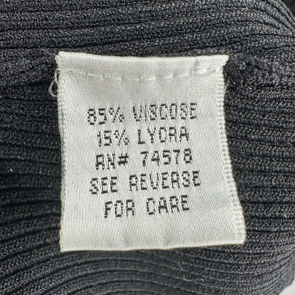 Vintage Cache Womens Short Sleeve Sweater Top Size M Black White Zebra Print Y2K - Picture 5 of 9